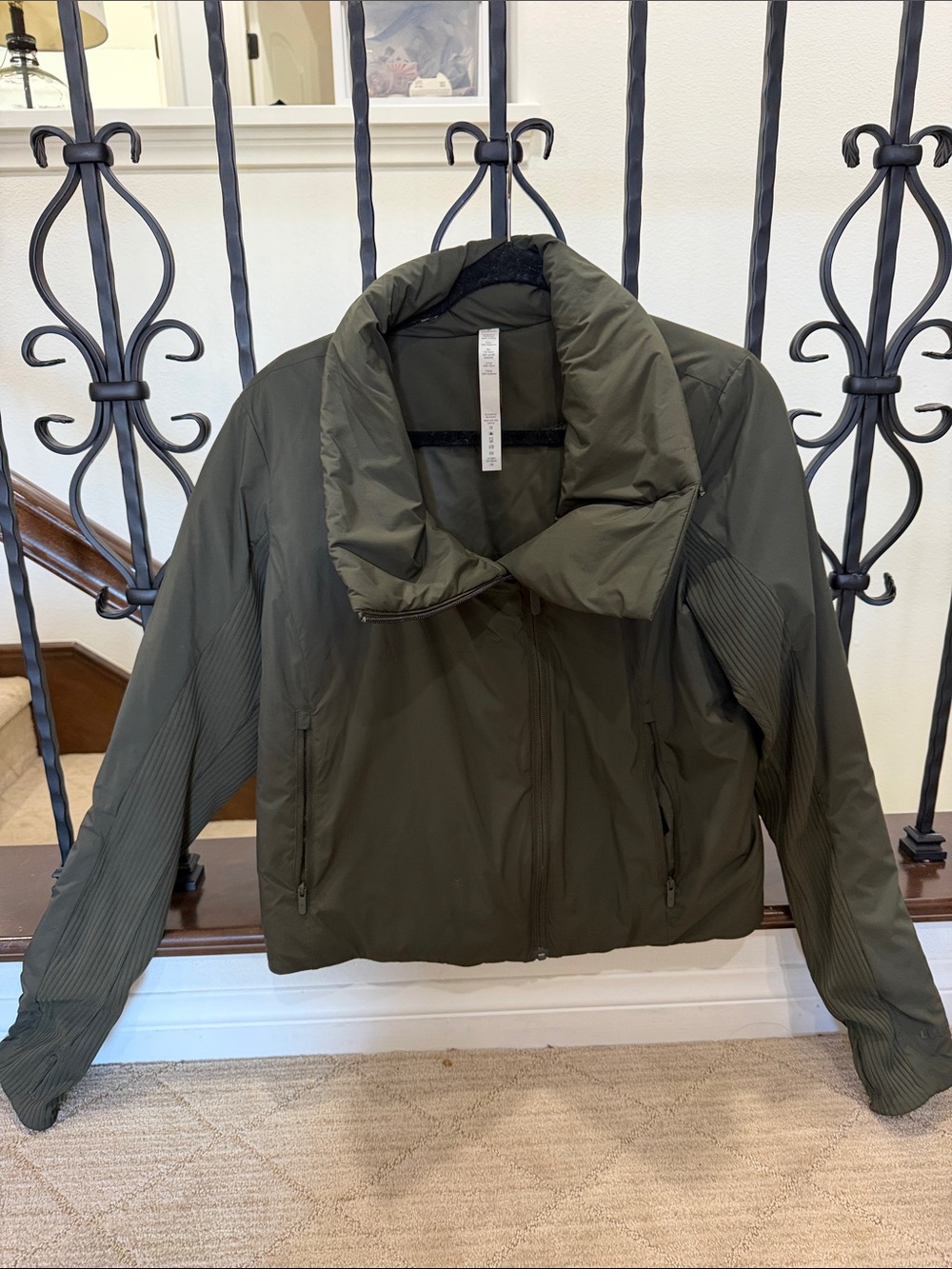 lululemon athletica Olive Tone Insulated Puffer Jacket